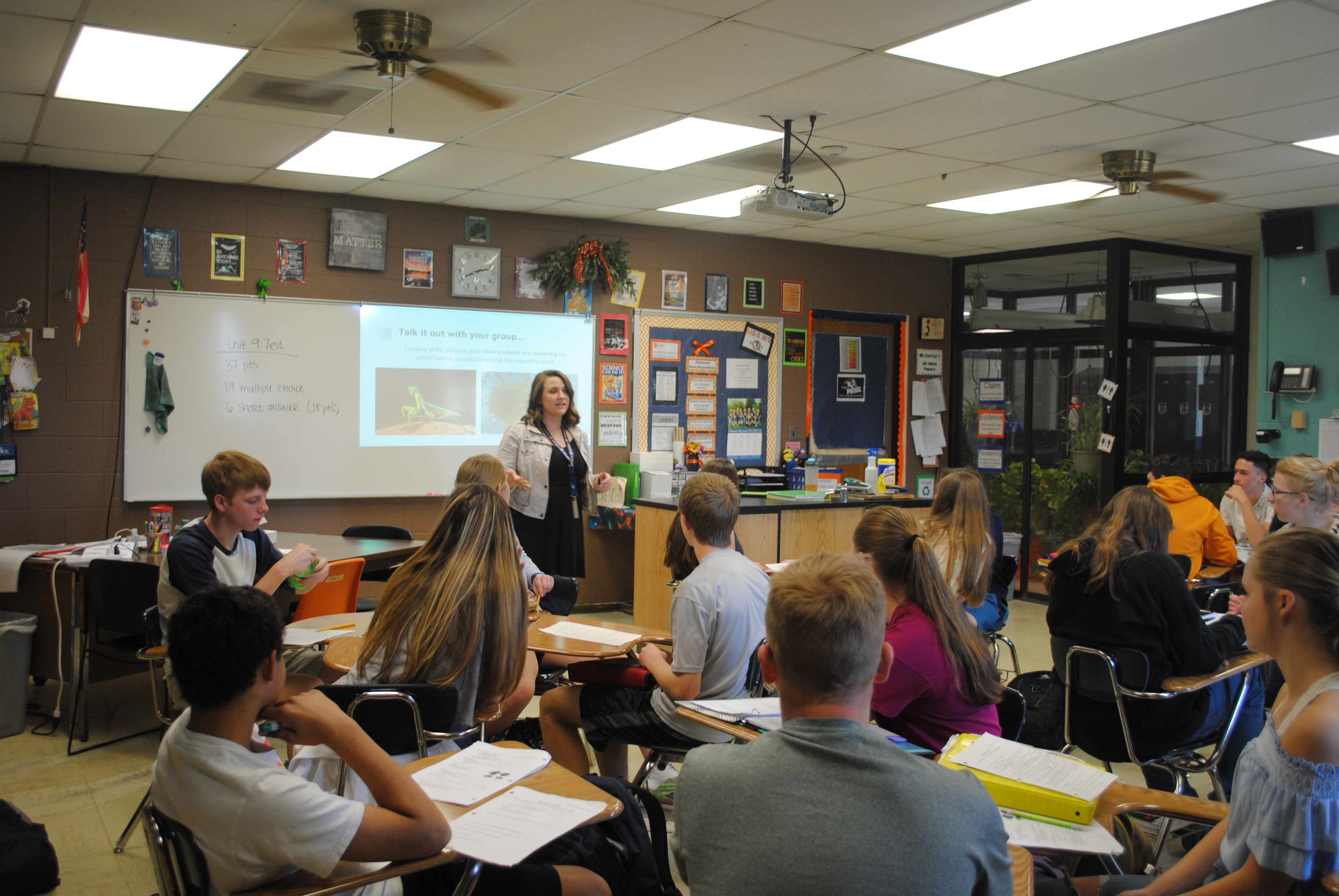 Biology Class at the High School